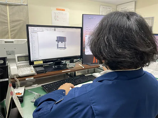 自社の商品開発、CAD図面製作